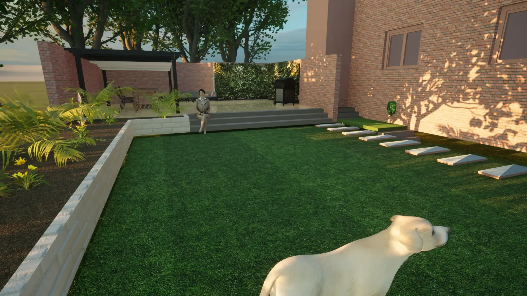 3d animation garten