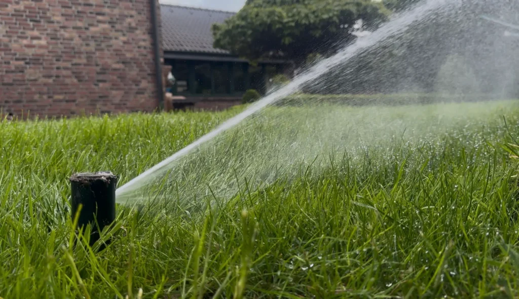 regner im garten